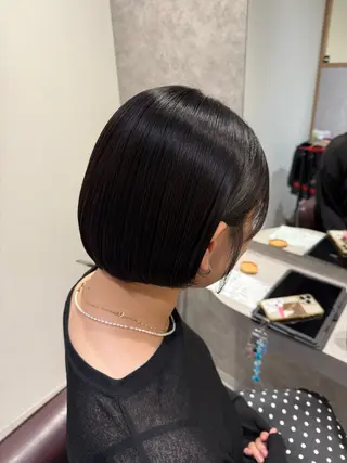 ショート 新宿🫧髪質改善🫧 艶カラー🫧個室のヘアスタイル