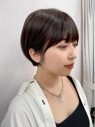 ショート カラー 渋谷  中性ヘア あかりのヘアスタイル