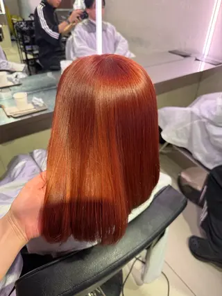 カラー シカダ ココア🦌のヘアスタイル