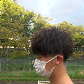 メンズ 優真/難波で 1番パーマが上手いのヘアスタイル