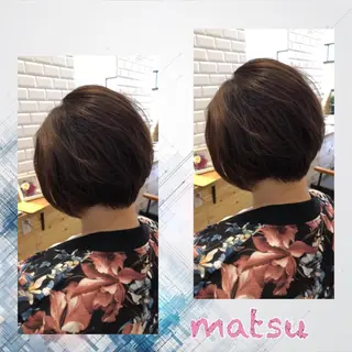 ショート MATSU 🌟個性派カラーのヘアスタイル