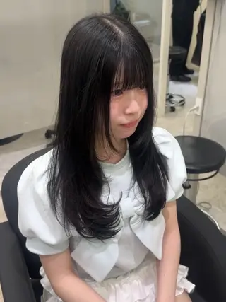 ロング 韓国風スタイル 北田陸斗のヘアスタイル