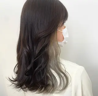 セミロング カラー 🌼 アユカのヘアスタイル