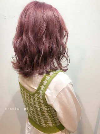 ミディアム カラー カラーパティシエ facce🌼ikoのヘアスタイル
