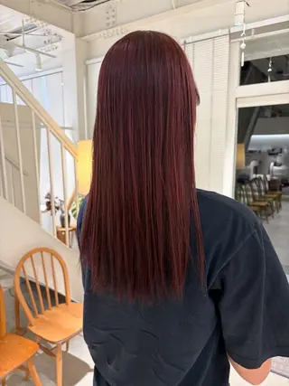 ロング カラー 周東 芽依のヘアスタイル