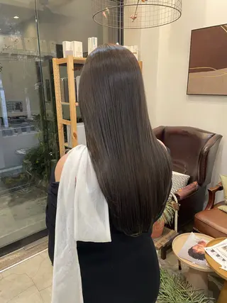 ロング カラー 丹 優菜のヘアスタイル