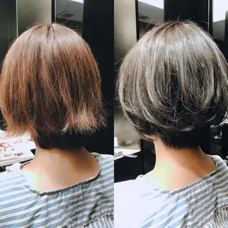 ショート カラー 上條 航平のヘアスタイル