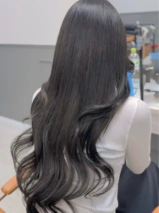 ロング リケアプラス貝塚店 韓国Uチップエクステのヘアスタイル