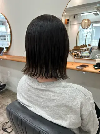 ミディアム カラー 綾/ベージュカラー /パーマ🩰のヘアスタイル