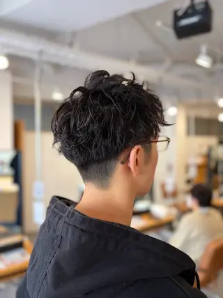 ショート パーマ メンズ SHIAN 橋本 Daikiのヘアスタイル