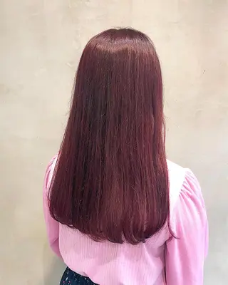 セミロング カラー ヘアアレンジ TOKI /透明感/原宿のヘアスタイル