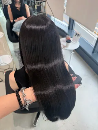 ロング カラー caho/大阪梅田 韓国ヘア♡のヘアスタイル