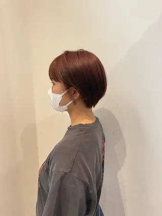 ショート minatsu 東京の技術を京都でのヘアスタイル