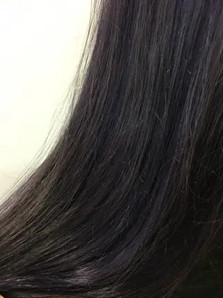 セミロング カラー 横路 めぐみのヘアスタイル