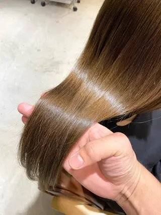 セミロング カラー ヘアアレンジ ネイル マツエク・マツパ 夜23時まで予約🉑 reverieあきらのヘアスタイル