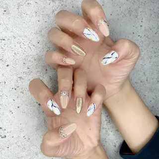 セミロング カラー パーマ ヘアアレンジ メンズ キッズ ネイル マツエク・マツパ Salon Ｋのネイルデザイン