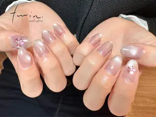 ネイル twin.riko 塩釜口のネイルデザイン