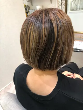 ミディアム パーマ MYA 🤍kanaのヘアスタイル