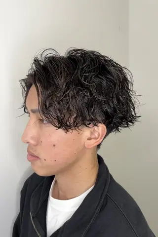 ショート パーマ メンズ aDALil ATSUYAのヘアスタイル