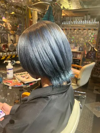 ミディアム カラー メンズ KOYA コヤのヘアスタイル
