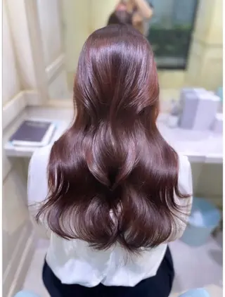 カラー 透明感ツヤカラー/ ゆうな💙のヘアスタイル