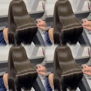 ロング カラー 🦋REISA🦋 エクステ×ハイトーンのヘアスタイル