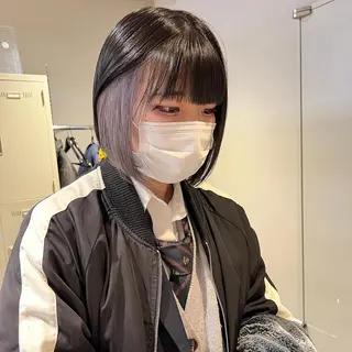 ミディアム カラー ヘアアレンジ 🩵 JURI🩵のヘアスタイル