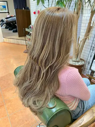 ロング カラー 石井 佑樹のヘアスタイル