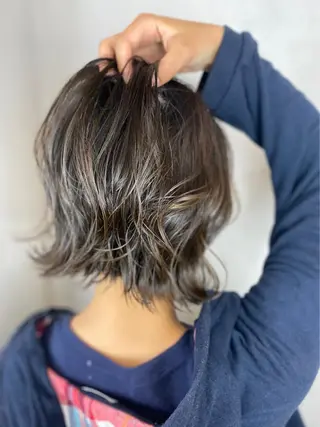 ミディアム カラー BROCANTE立川 karasawa.nのヘアスタイル