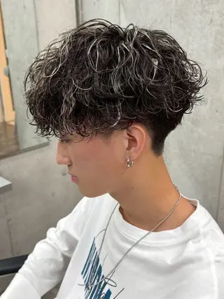 カラー パーマ メンズ matsui ／ anheloのヘアスタイル