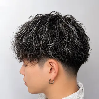 ショート パーマ メンズ 店長⚜️メンズカット パーマ⚜️則次亮哉のヘアスタイル