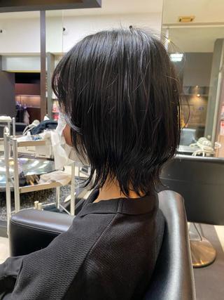 ショート パーマ 横地 凌のヘアスタイル