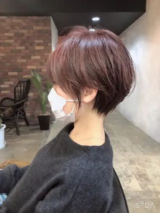 ショート 髪質改善✨ストレート オグ✂️/ショートのヘアスタイル
