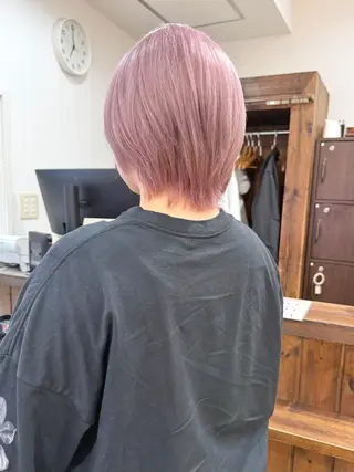 ショート カラー ヘアアレンジ 💖ダブルカラー/ ヘアセット/晴香💖のヘアスタイル