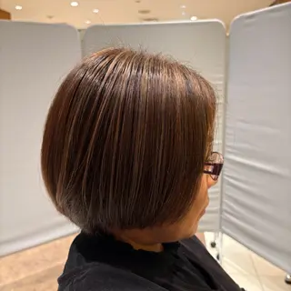 カラー 森田 玲央のヘアスタイル