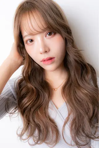 ミディアム カラー パーマ ヘアアレンジ メンズ 🦋高瀬寛菜🦋 韓国レイヤーのヘアスタイル
