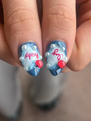 ネイル KUU🎀完全個室 フィルイン対応のネイルデザイン