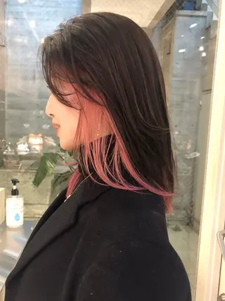 カラー morita yunaのヘアスタイル