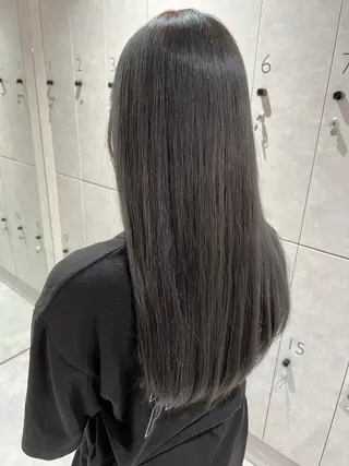 ロング カラー たかはし まいのヘアスタイル