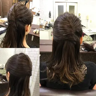 セミロング ヘアアレンジ 大賀 海夕の眉毛・アイブロウイメージ