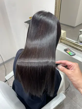ロング 癖解消✨️シルク 矯正💎DAIKIのヘアスタイル