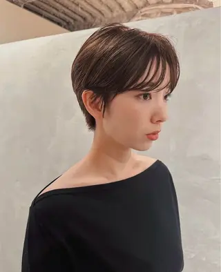 ショート 藤原 怜央のヘアスタイル