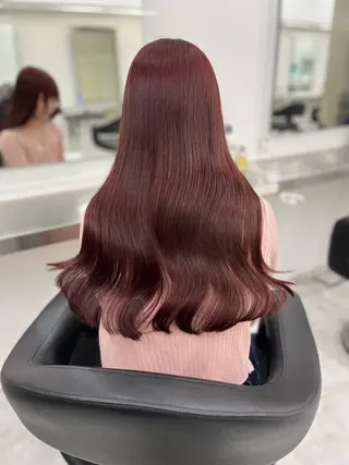 ロング 🍒韓国暖色ヘア NO.1🍒🪽のヘアスタイル