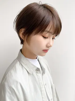 ショート 🇰🇷韓国ボブ/ 縮毛矯正🇰🇷愛誠のヘアスタイル