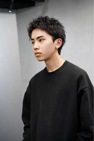 ショート パーマ fifth リュウセイのヘアスタイル