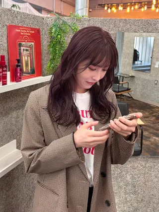 ロング ann/ 京都美容室のヘアスタイル