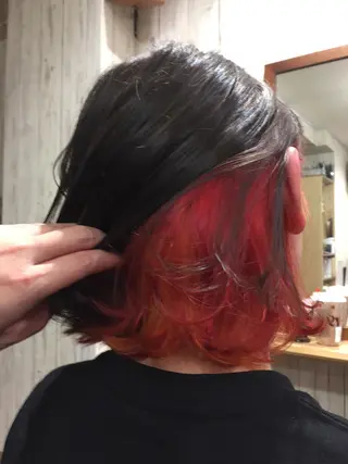 ミディアム 齊藤 篤士のヘアスタイル