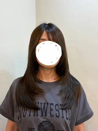 ロング カラー くどう りんかのヘアスタイル