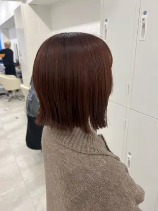 ミディアム リコ 渋谷 ハッシュカットのヘアスタイル
