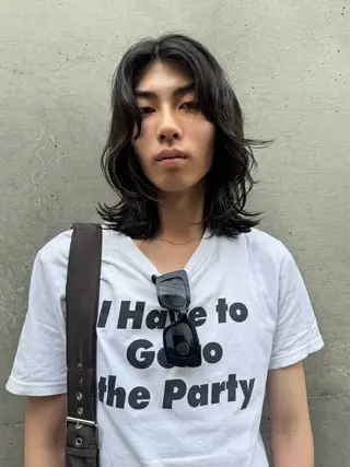 ミディアム メンズ 神田橋 翔太郎のヘアスタイル